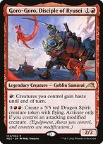Goro-Goro, Discípulo de Ryusei