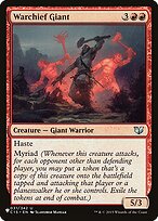 Warchief Giant — The List C15-31