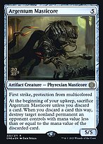 Mastícora de Argento — Phyrexia: All Will Be One Promos 222s