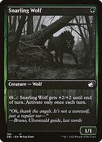 Lobo Rosnador — Innistrad: Double Feature 199