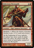 Renegado de Sokenzan — Saviors of Kamigawa 114