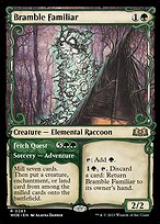 Familiar da Sarça // Demanda de Busca — Wilds of Eldraine 283