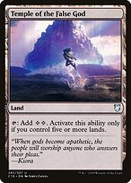 Templo do Falso Deus — Commander 2018 285