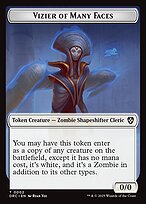 Vizier of Many Faces — Aetherdrift Commander Tokens 2