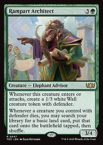 Rampart Architect — Tarkir: Dragonstorm Commander 47