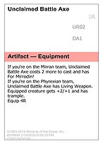 Unclaimed Battle Axe — Unknown Event UR02c