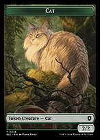 Cat — Bloomburrow Commander Tokens 26