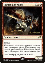 Anjo da Espada Flamejante — Shadows over Innistrad Promos 157s