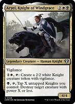 Aryel, Cavaleira de Windgrace — Commander Masters 336