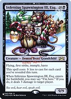 Infernius Spawnington III, Esq. — The List (Unfinity Foil Edition) 21