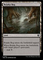 Pântano de Bojuka — Wilds of Eldraine Commander 152