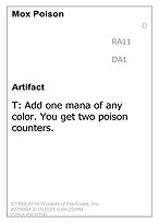 Mox Poison — Unknown Event RA11b