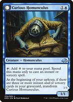 Homúnculo Curioso // Leitor Voraz — Eldritch Moon 54