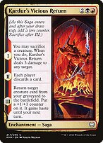 Retorno Cruel de Kardur — Kaldheim 217