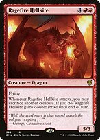 Dragão Avérneo da Fúria Ígnea — Dominaria United 285