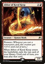 Abade da Fortaleza Keral — Magic Origins Promos 127s