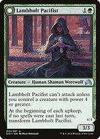 Pacifista de Lambholt // Açougueiro de Lambholt — Shadows over Innistrad 215