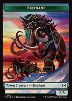 Elephant — Tarkir: Dragonstorm Tokens 14