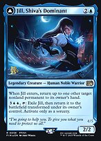 Jill, Shiva's Dominant // Shiva, Warden of Ice — Final Fantasy Promos 58s