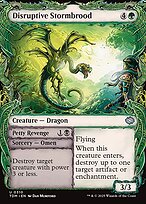 Disruptive Stormbrood // Petty Revenge — Tarkir: Dragonstorm 310