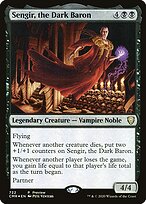 Sengir, o Barão Sombrio — Commander Legends 722