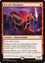 Campeão Fervoroso — Throne of Eldraine Promos 124p