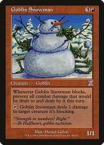 Boneco de Neve dos Goblins — Time Spiral Timeshifted 64