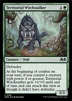 Farejador de Bruxa Territorial — Wilds of Eldraine 189