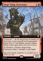 Siege-Gang Lieutenant — Modern Horizons 3 Commander 61