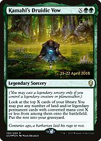 Voto Druídico de Kamahl — Dominaria Promos 166s