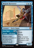 Caloteiro Descarado // Pequeno Furto — Secrets of Strixhaven Commander 190