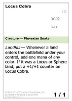 Locus Cobra — Unknown Event RG02b