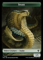 Snake — Murders at Karlov Manor Commander Tokens 20