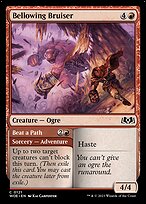 Espancador Urrante // Bater Trilha — Wilds of Eldraine 121
