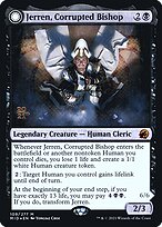 Jerren, Bispo Corrompido // Ormendahl, o Corruptor — Innistrad: Midnight Hunt Promos 109s