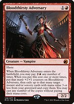 Adversária Sanguinária — Innistrad: Midnight Hunt Promos 129p