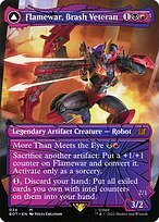 Flamewar, Brash Veteran // Flamewar, Streetwise Operative — Transformers 24
