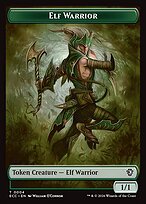 Elf Warrior — Lorwyn Eclipsed Commander Tokens 4