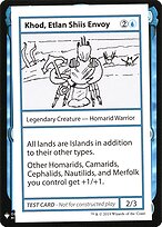 Khod, Etlan Shiis Envoy — Mystery Booster Playtest Cards 2019 24