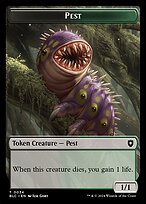 Pest — Bloomburrow Commander Tokens 34