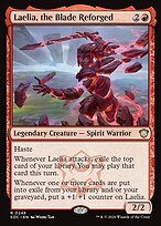 Laelia, a Lâmina Reforjada — Secrets of Strixhaven Commander 246