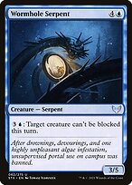 Serpente do Buraco de Minhoca — Strixhaven: School of Mages 62
