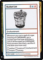 Bucket List — Mystery Booster Playtest Cards 2019 89