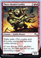Three-Headed Goblin — The List (Unfinity Foil Edition) 31