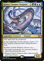 Koma, Serpente Cósmica — Kaldheim 221