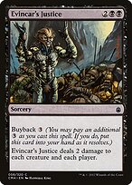 Justiça do Evincar — Commander Anthology 58
