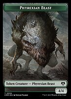 Phyrexian Beast — Commander Masters Tokens 34