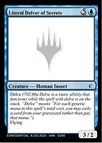 Literal Delver of Secrets — Unknown Event CU06