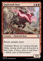 Quaketusk Boar — Bloomburrow 146