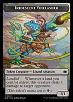 Iridescent Vinelasher — Bloomburrow Tokens 12